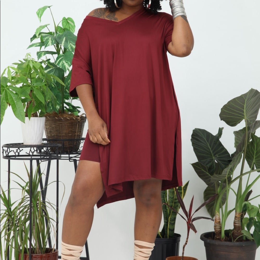 Comfy two piece set in Burgundy